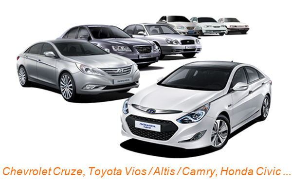 Thuê Xe 4 Chỗ Thông Dụng